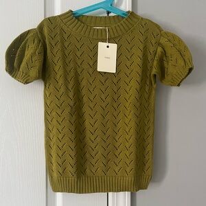 Mabo Pointelle Sweater 8/9 NWT!